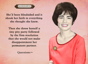 ... firm resolution that she would not make disappointment her permanent