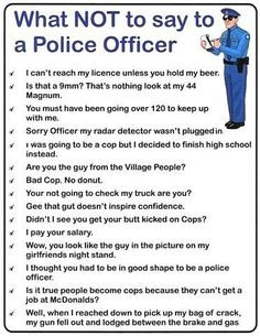 ... police officer - pictures, quotes, film clips... some are really funny
