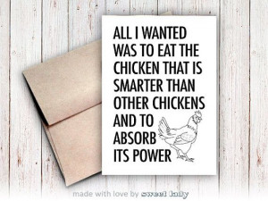 TV Quote Card : Orange Is The New Black - Chicken