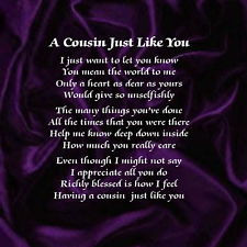 Cousin, Missing You Poem about Friends - Family Friend Poems.