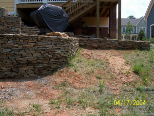 Erosion Control Retaining Wall