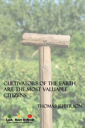 Cultivators of the earth are the most valuable citizens Thomas ...
