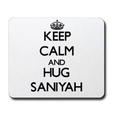 Keep Calm and HUG Saniyah Mousepad for