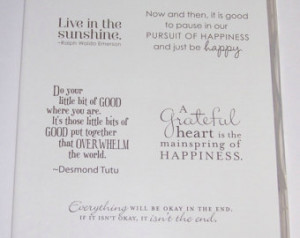 Stampin' Up Pursuit of Happines s Clear Mount Rubber Stamp Set - Brand ...
