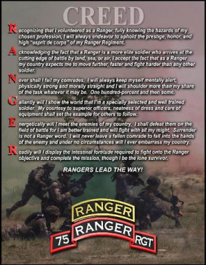 Ranger Creed