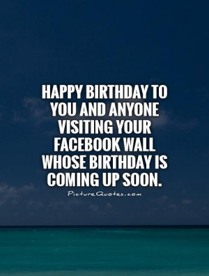 Happy Birthday Quotes Facebook Quotes