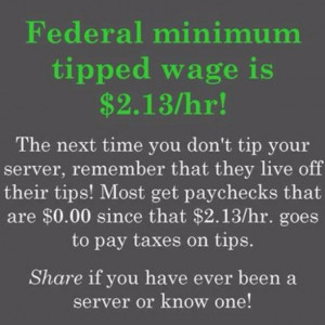 They also tip their bussers and bartenders from the tip you leave ...