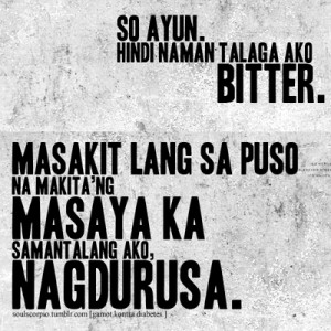 bitter mapait hindi kaaya ayang lasa dati ang bitter para lang sa ...