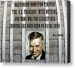 Famous Quotes Canvas Prints - Will Rogers Quote Canvas Print by ...