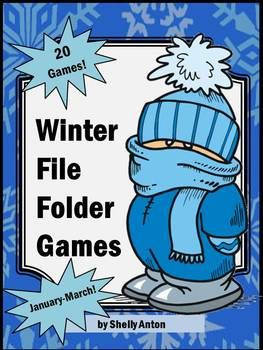 winter file folder game activities. There are 20 printable winter ...