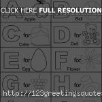 Alphabets Coloring Pages Misc Printable Cards Printables