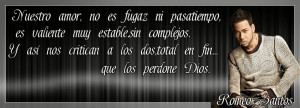 Romeo Santos Frases De Amor Portadas para facebook