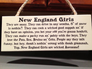 New England Girls | Sayings & Wisdom