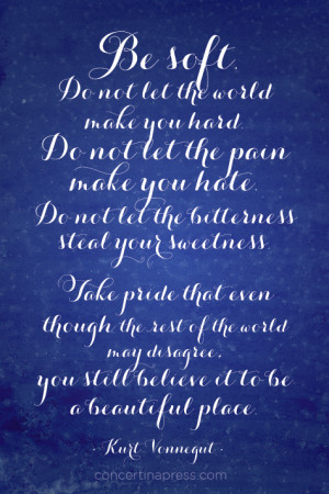 Free Printable Kurt Vonnegut Quote DIY Printable Thank You Tags