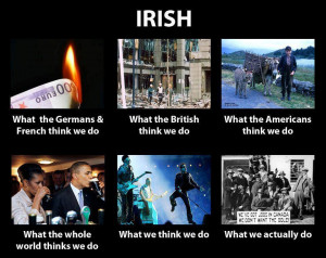 ... more irish or at least made me appreciate the ways of my fellow irish