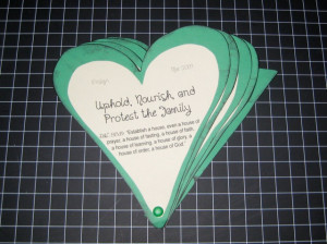 Shamrock Heart Handout