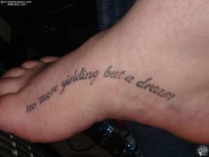 Tattoo Ideas: Words & Sayings IV