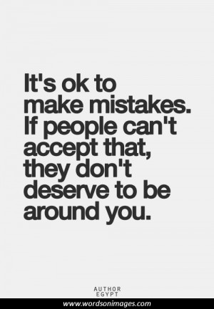Mistake quotes