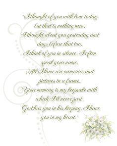 In Loving Memory Sign Table Card - Wedding Reception Seating Signage ...