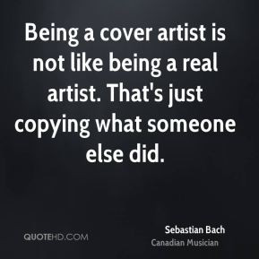 Sebastian Bach - Being a cover artist is not like being a real artist ...