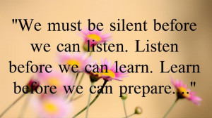 ... we can learn. Learn before we can prepare. ” ~ William Arthur Ward
