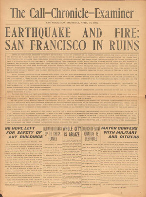 California Earthquake Quote