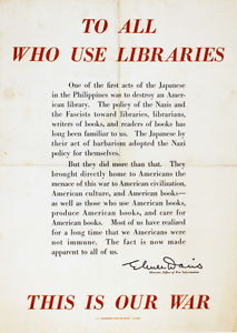 Elmer-Davis-Librarian-Quote-Lithograph
