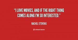 Rachel Stevens Quotes