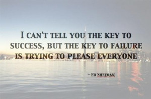 Singer ed sheeran best quotes and sayings key success