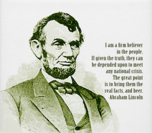 Abe Lincoln on Beer & Politics