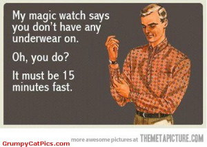 Man Magic Watch Funny Quote Picture