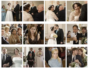 The Office Phyllis' Wedding Collage