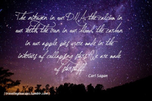 ... to humankind with a quote and an interactive. “We are stardust
