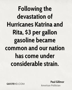 Paul Gillmor - Following the devastation of Hurricanes Katrina and ...