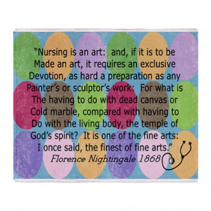 ... > Lpn Living Room > Florence Nightingale Quote Bag.PNG Throw Blanket