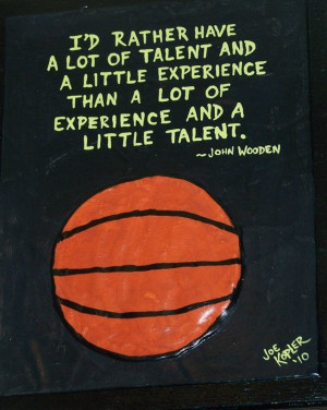 Coach Wooden was famous for his inspiring quotes. Size: 8 W x 10 H ...