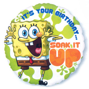 balloons spongebob baby birthday party shower spongebob foil balloon