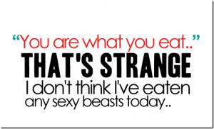 You are what you eat