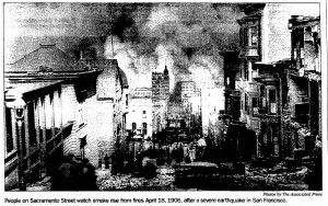 San Francisco Earthquake 1906 Newspaper