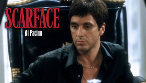 Say hello to my little friend”- Tony Montana, Scarface.