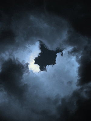 Cloudy night sky... by QUEENPSYCHOROCKET on deviantART