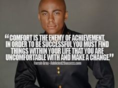 ... Farrah Gray. picture quotes, millionaire quotes, being uncomfortable