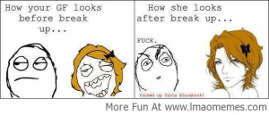 Before & After Breakup! - http://lmaomemes.com/before-after-breakup/