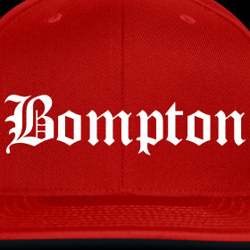 Design ~ West Side Bompton Blood Design Snap Back Baseball Cap
