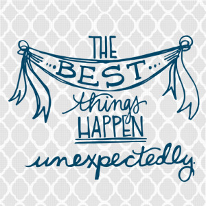 Although, it did happen.