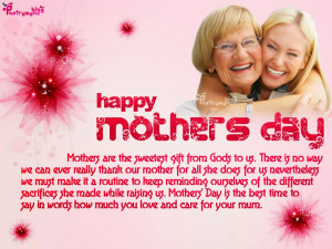 mothers day wishes from daughter picture card