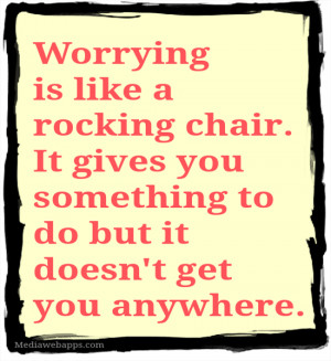 Motivational Quote Worrying...