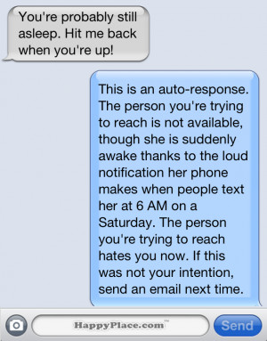 15 brutally honest text message auto-replies that would significantly ...