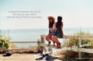, forgotten, friend, friends, girls, hat, heart, ocean, pretty, quote ...
