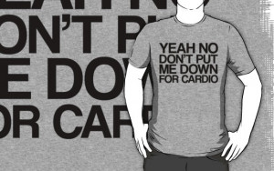 Fat Amy - Cardio Quote by stevebluey